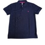 Camiseta Tipo Polo Lisa Hombre