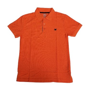 Camiseta Tipo Polo Lisa Hombre